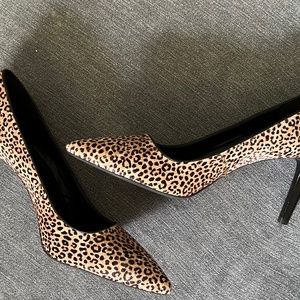 Michael Kors Leopard Calf Hair Heels